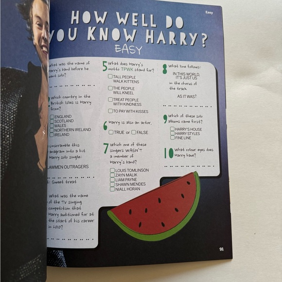 Harry Styles Coloring and Activity Book - Picture 2 of 4